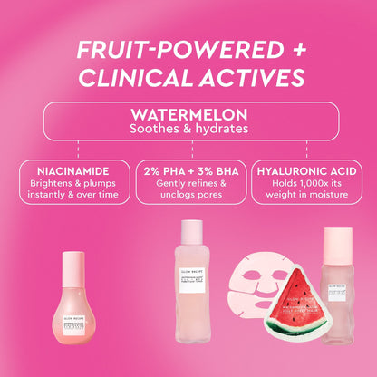 Watermelon Glow Dewy Skin Routine