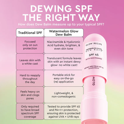 Watermelon Glow Niacinamide Dew Balm SPF 45