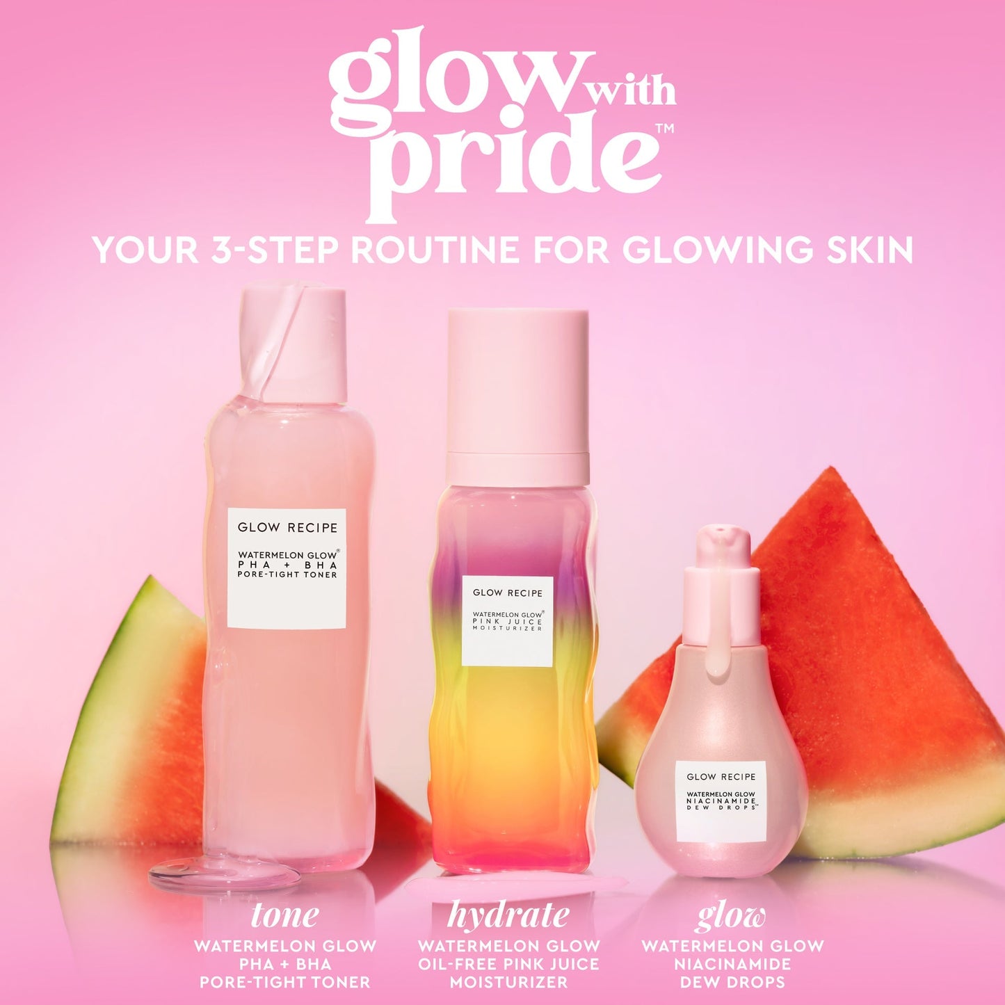 Watermelon Glow Pink Juice Oil-Free Refillable Moisturizer